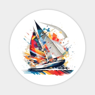 Sailing Boat Sea World Ocean Beauty Discovery Travel Magnet